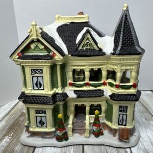 Holiday inspirations Town Series Cliffside Lighted House 2007